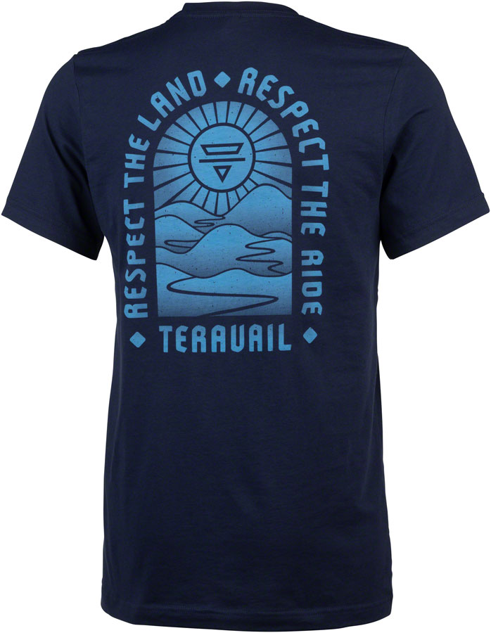Teravail Landmark T-Shirt - Navy, Unisex - Image 3