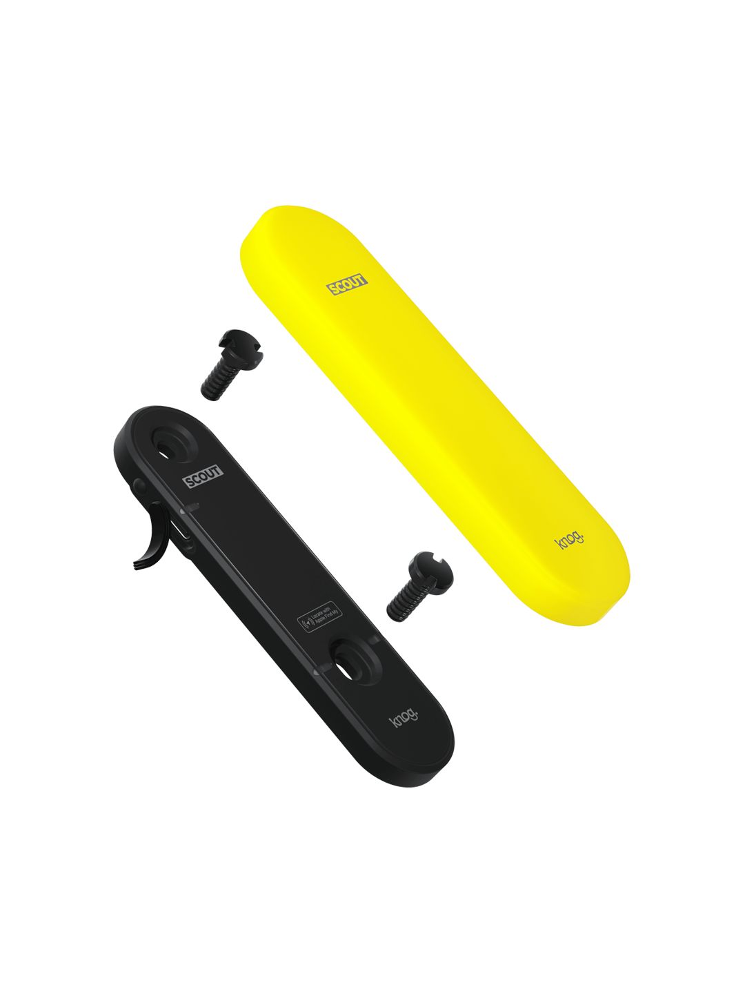 Knog Scout Bike Alarm and Finder iOS Black variant 1