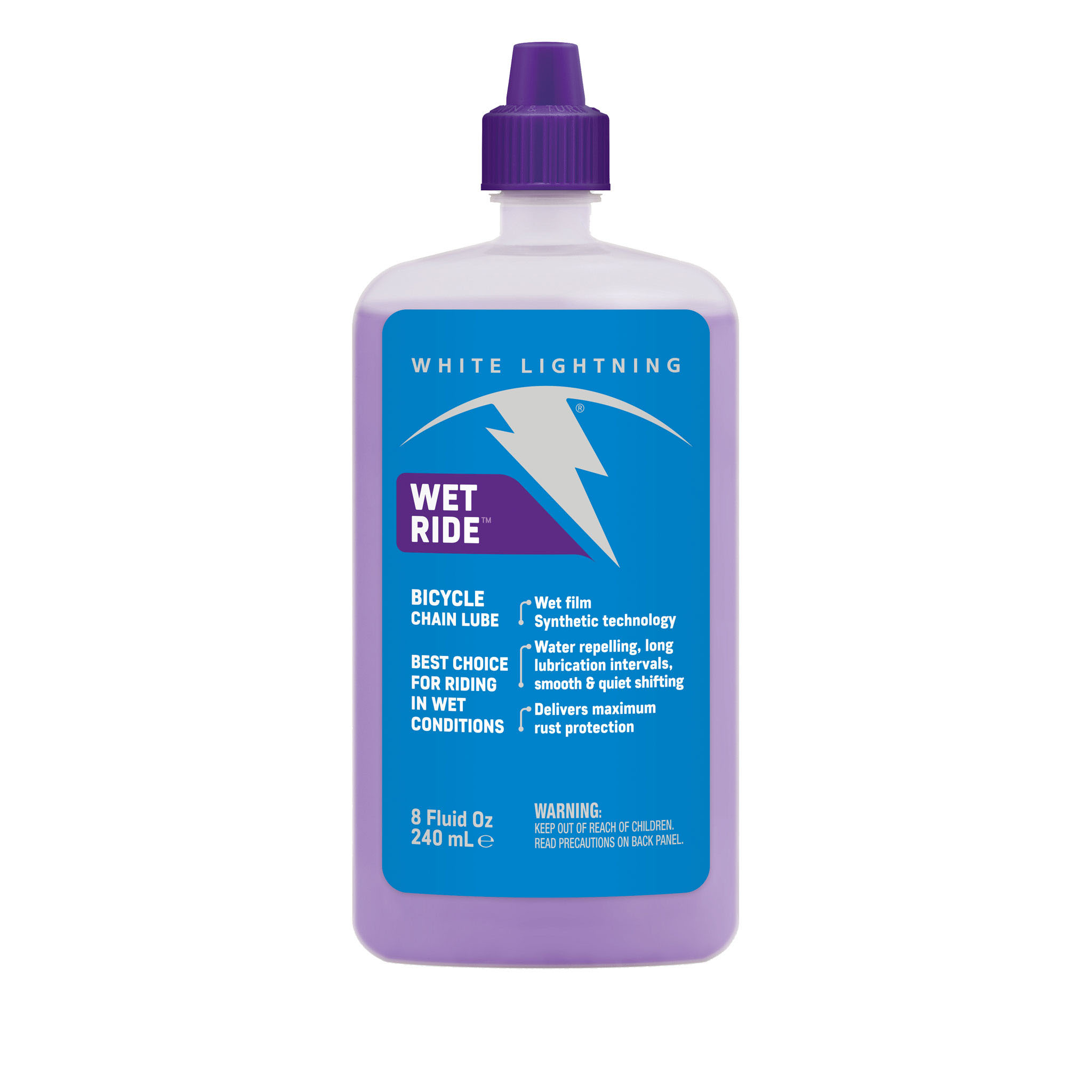 White Lightning Wet Ride Lube 8.0oz