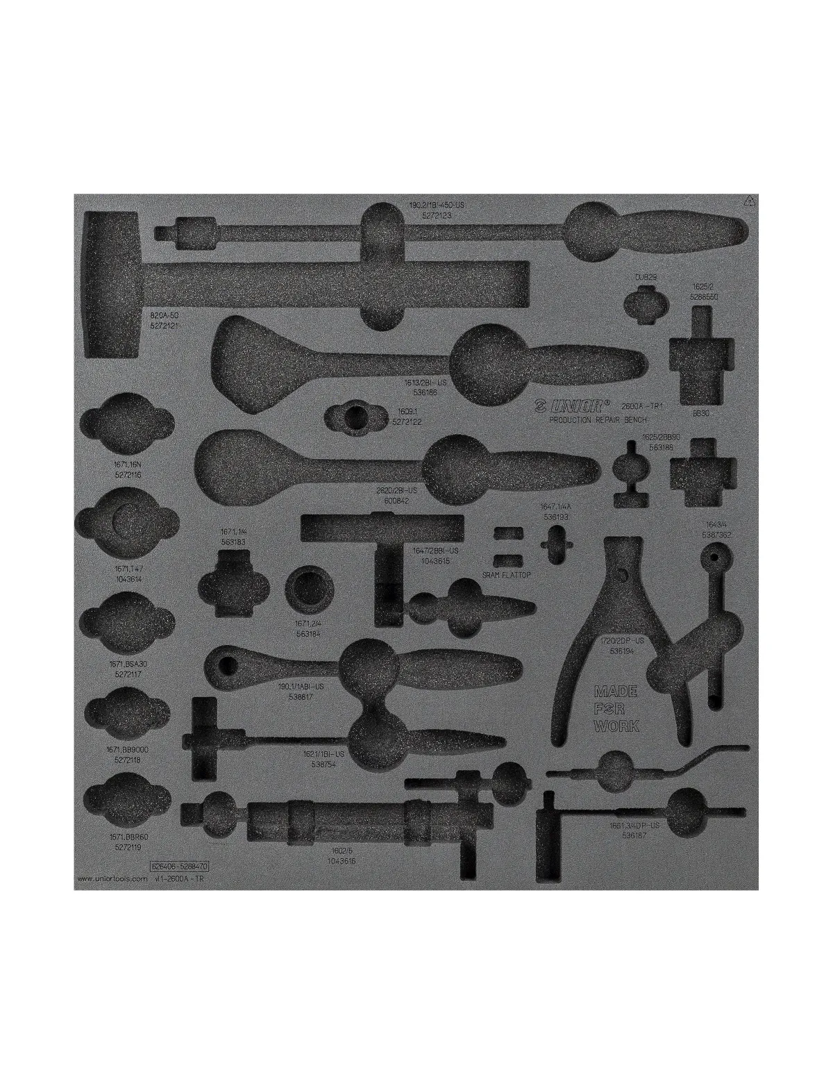 Unior Drawer Foam Insert Production 1 Tool