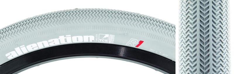 Alienation TCS R1 20x1.6 Tubeless Tire Alienation TCS R1 20x1.6 Tubeless Tire