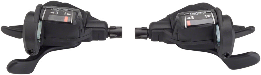 microSHIFT Mezzo Thumb-Tap Shifters - Shimano Compatible - Image 3