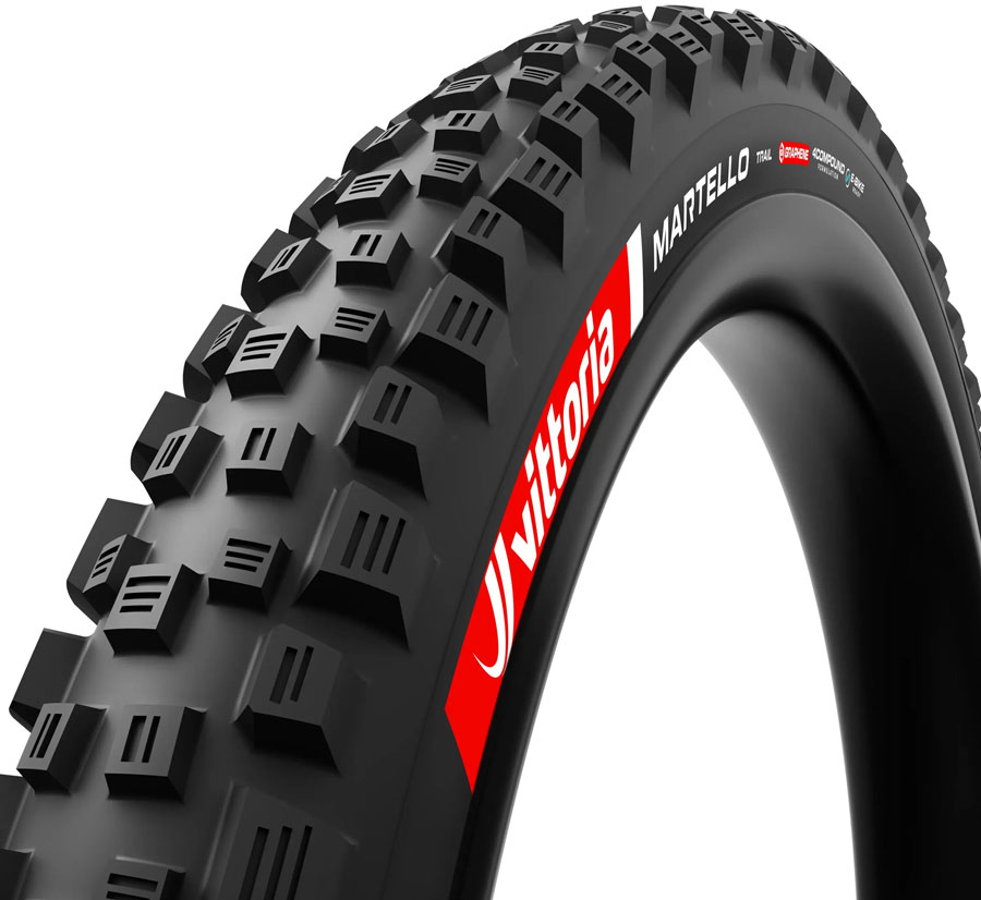 Vittoria Martello Trail Tire - 29 x 2.4 Tubeless Folding BLK 4C Graphene Trail G2.0 E-Bike