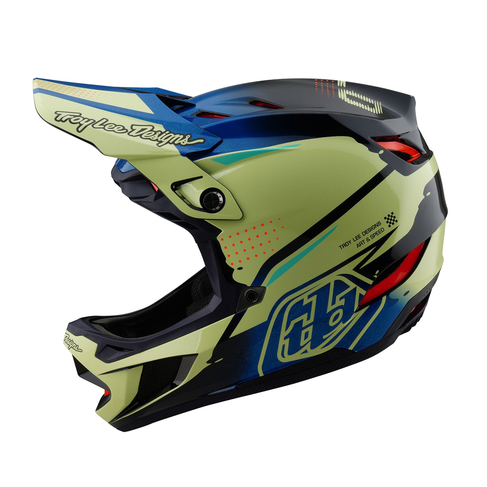 D4 Composite Helmet Drip Glo Yellow D4 Composite Helmet Drip Glo Yellow