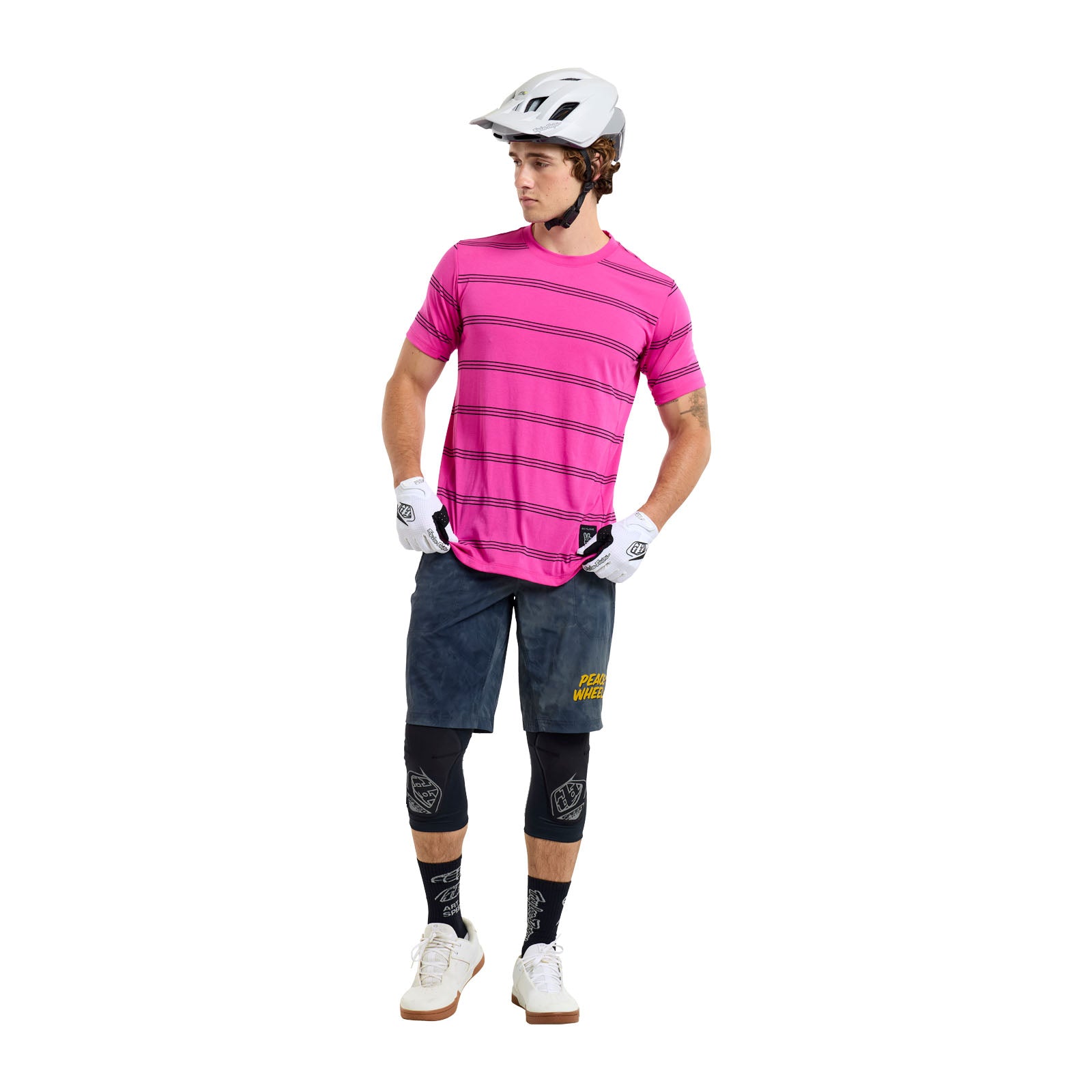 Skyline Short Sleeve Ride Tee Washed Out Party Pink - Image 4