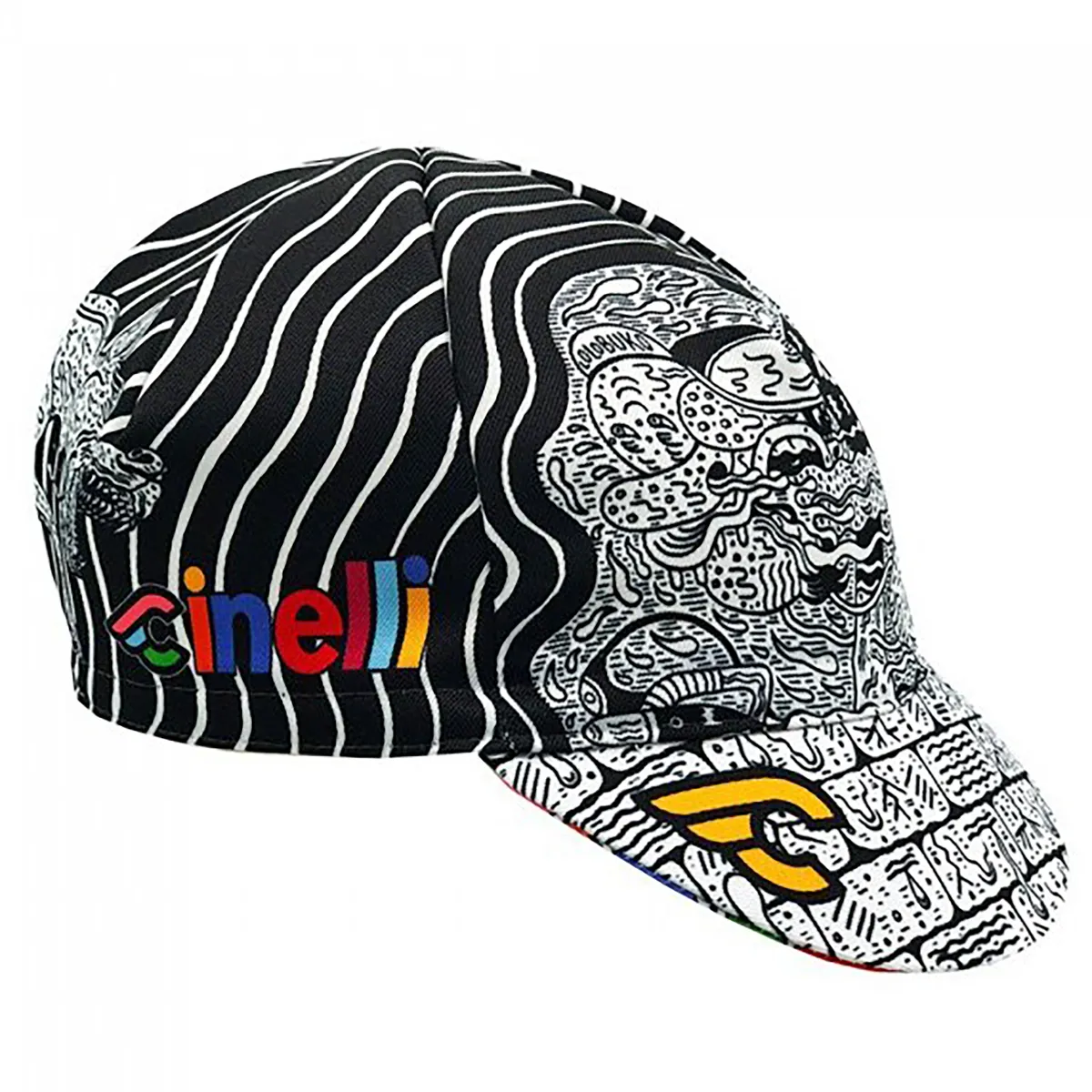 Cinelli Cycling Cap Louie CorderoArt Lolobuko