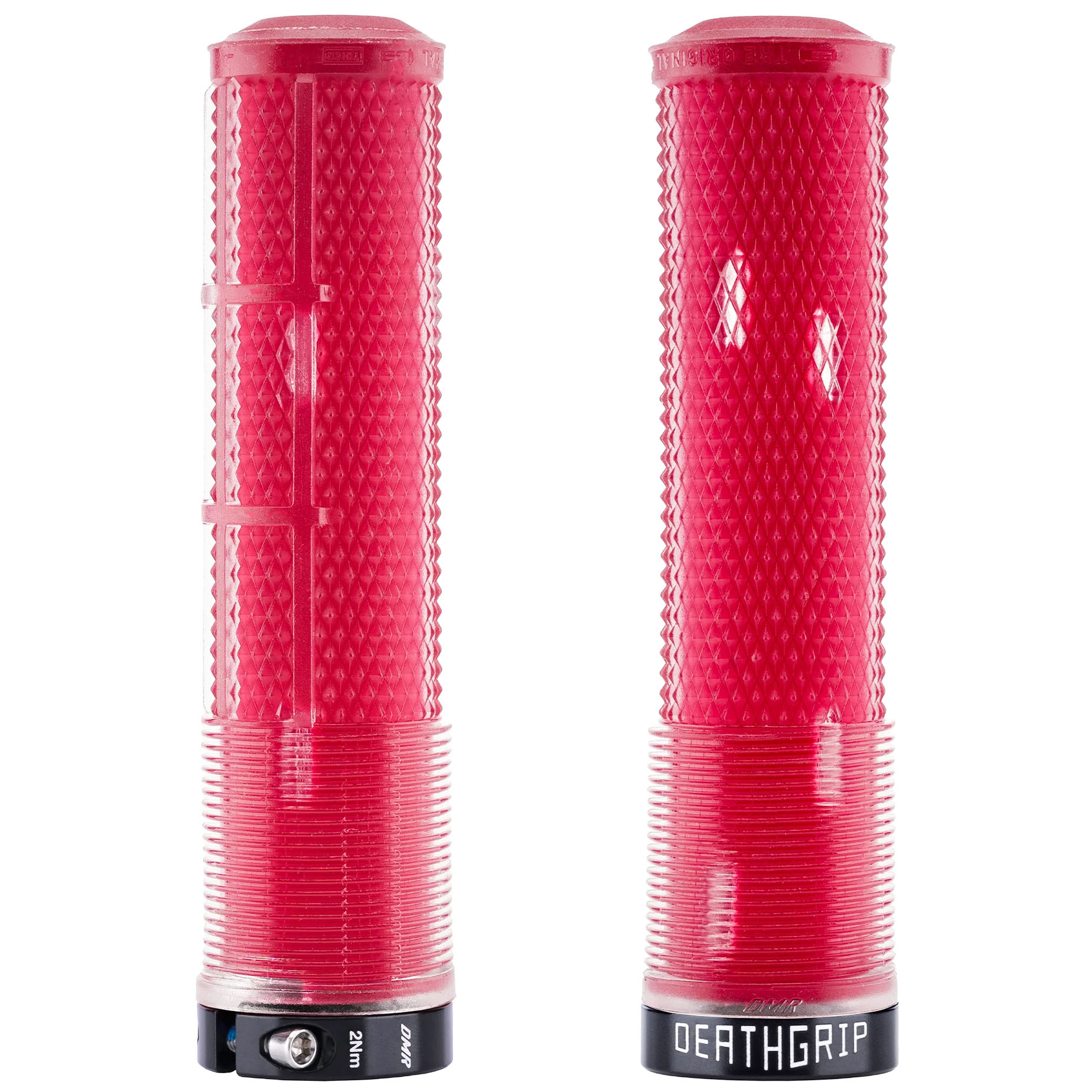 DMR Flangeless DeathGrip 2 Thick - Clear Red