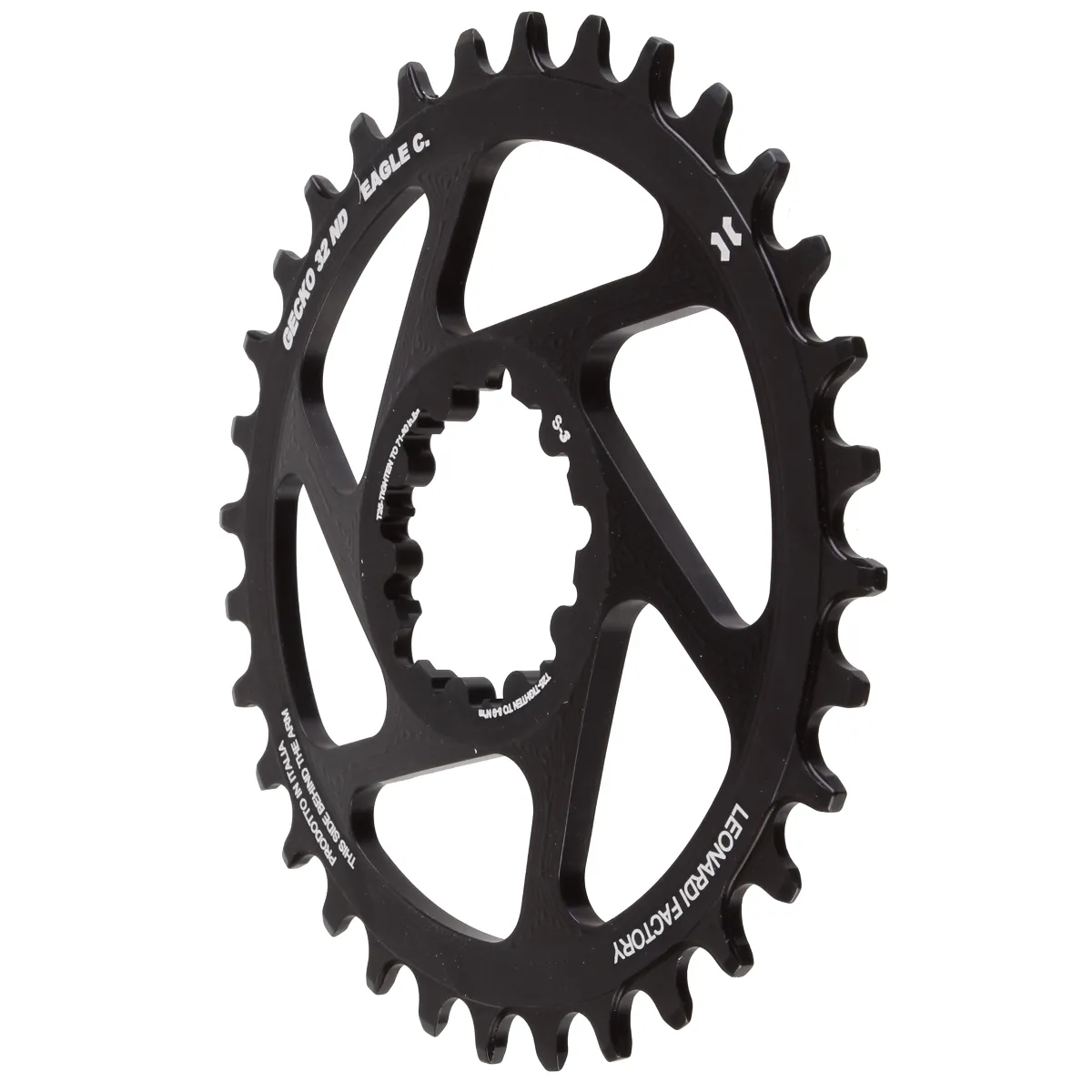 Leonardi Gecko Boost Direct Mount Ring - Black variant 2