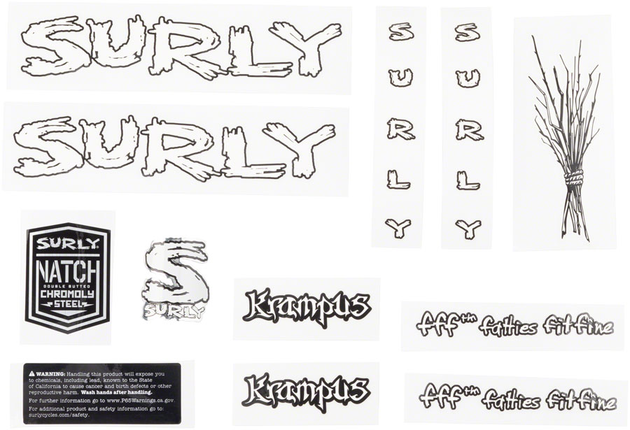 Surly Krampus Frame Decal Set variant 2