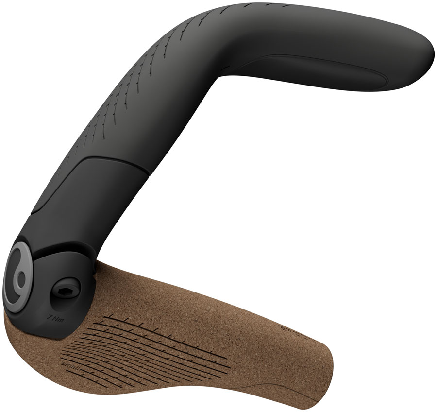 Ergon GP5 Evo BioKork Grips - Lock-On Black/Tan - Image 3