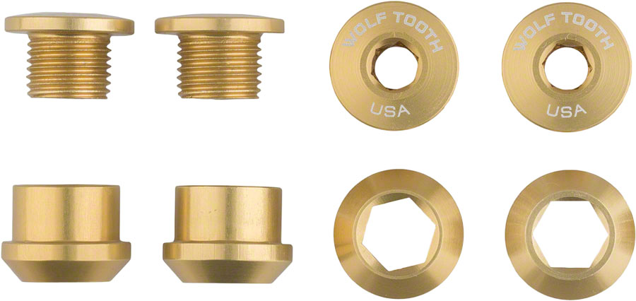 Wolf Tooth 1x Chainring Bolt Set - 6mm Dual Hex Fittings - Image 10