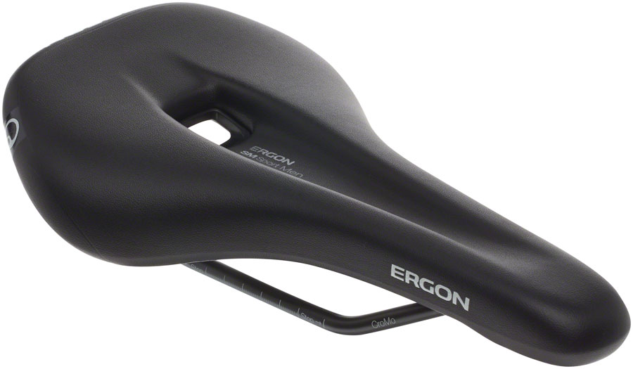 Ergon SM Sport Saddle - Chromoly, Black, Men's variant 2
