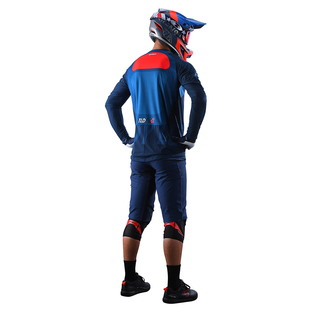 Sprint Short Solid Dark Slate Blue - Image 5