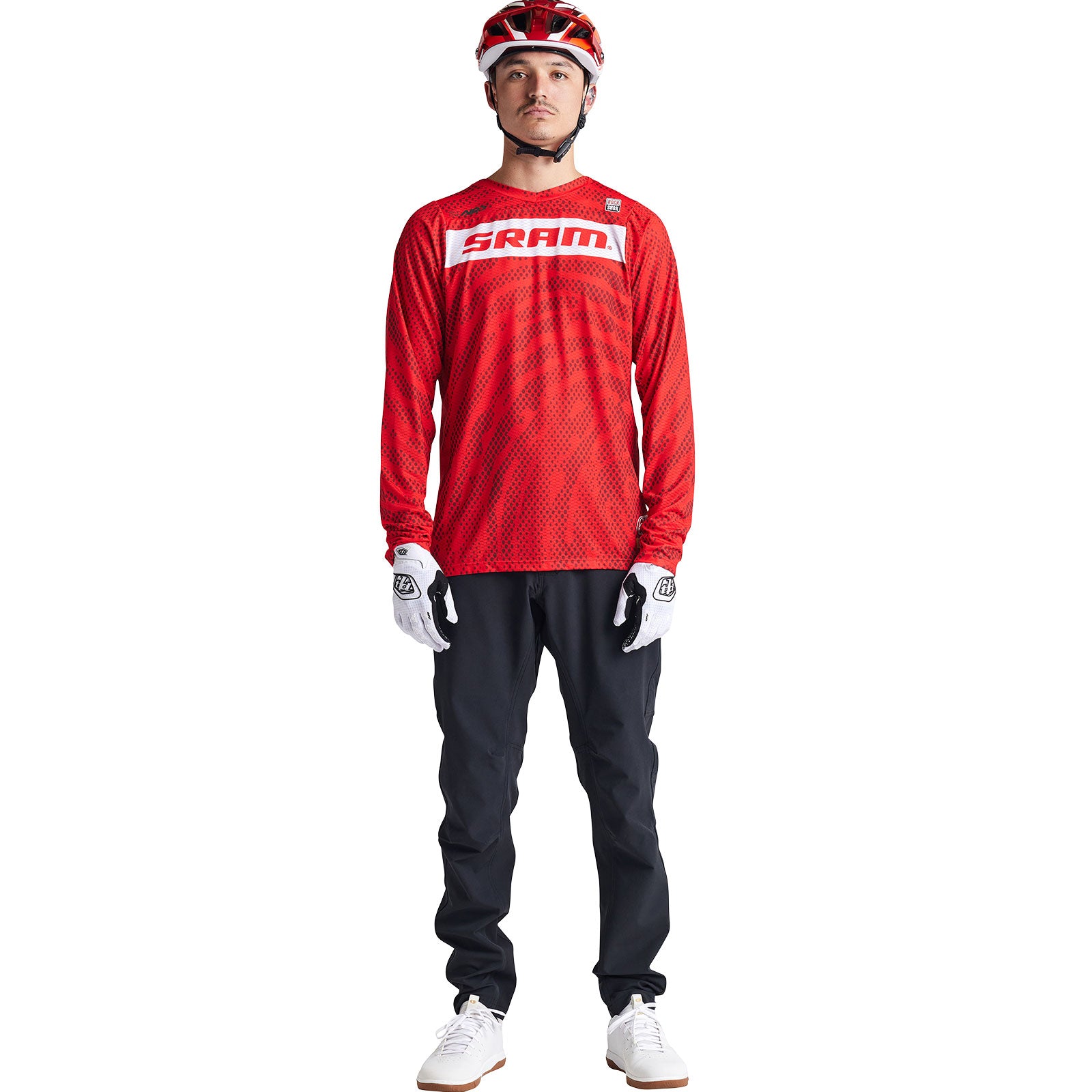 Skyline Air LS Jersey SRAM Roots Fiery Red - Image 4