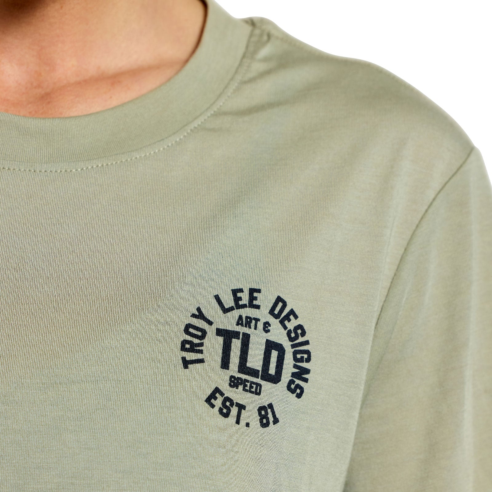 Womens Lilium Ride SS Tee Stamps Sage - Image 10