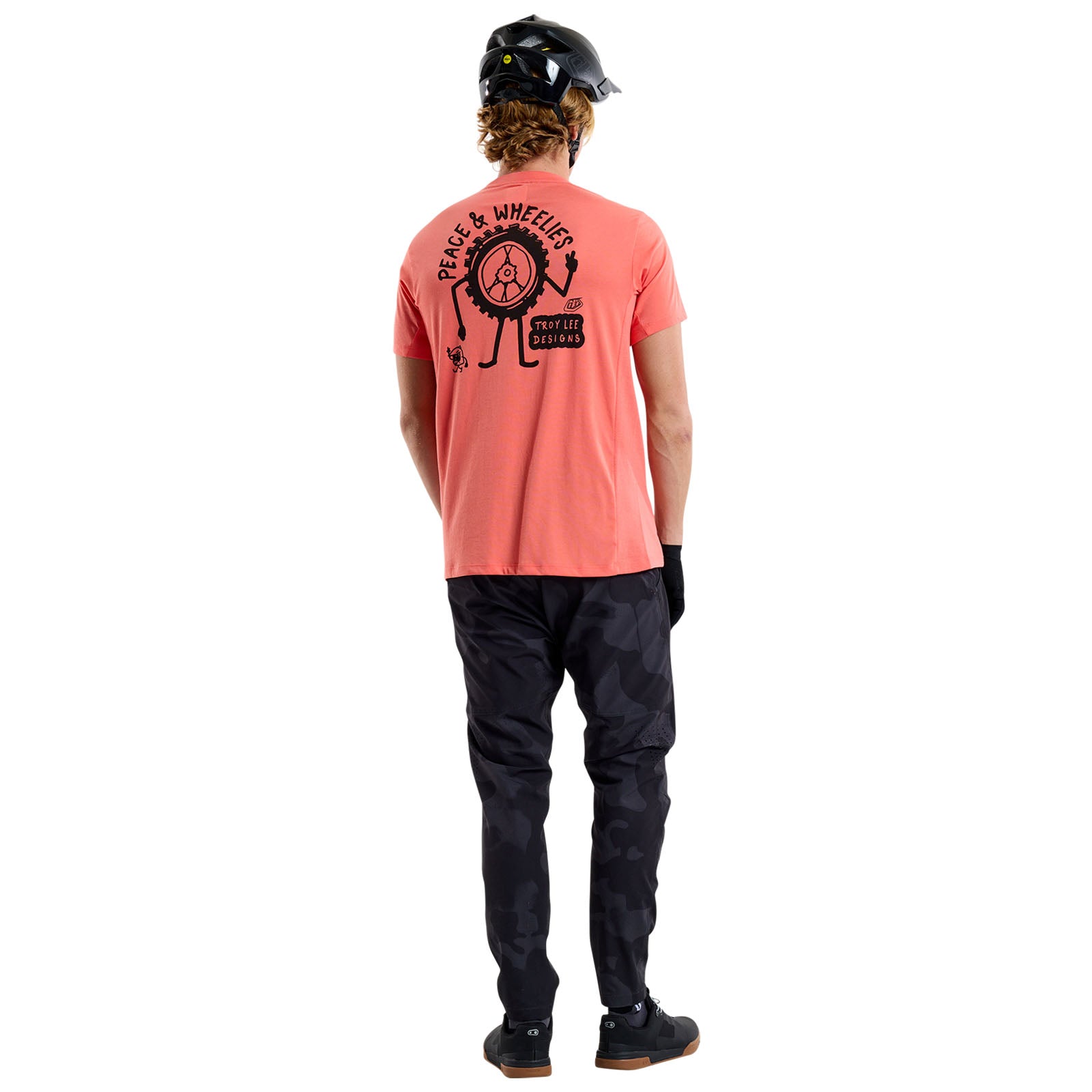 Skyline Short Sleeve Ride Tee P&W Melon - Image 11