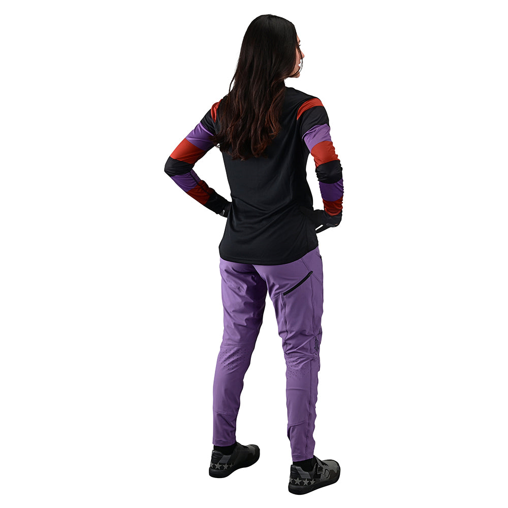 Womens Lilium LS Jersey Rugby Black - Image 4