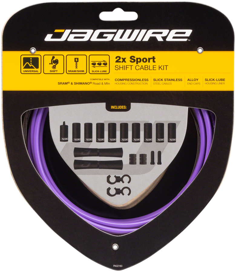 Jagwire 2x Sport Shift Cable Kit - SRAM/Shimano variant 4