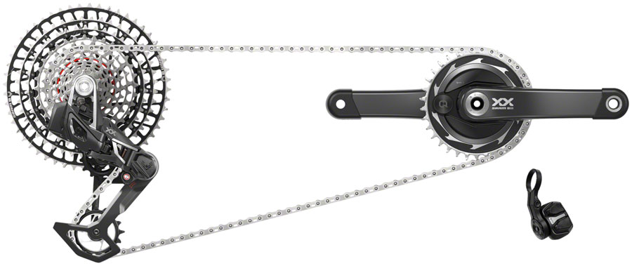 SRAM XX SL T-Type Eagle Transmission Power Meter Group variant 2