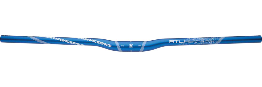 RaceFace Atlas Riser Handlebar 31.8 x 785mm 1/2" Rise Blue
