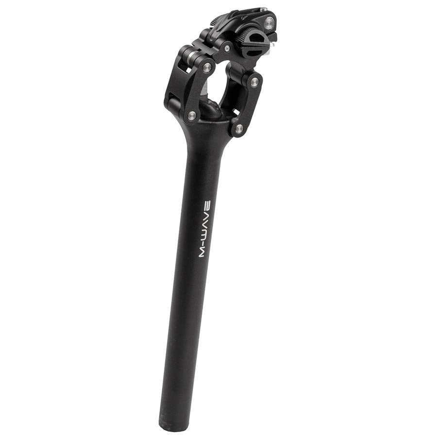 M-Wave Fourspring Vario Suspension Seatpost - 350mm Travel: 20mm Black