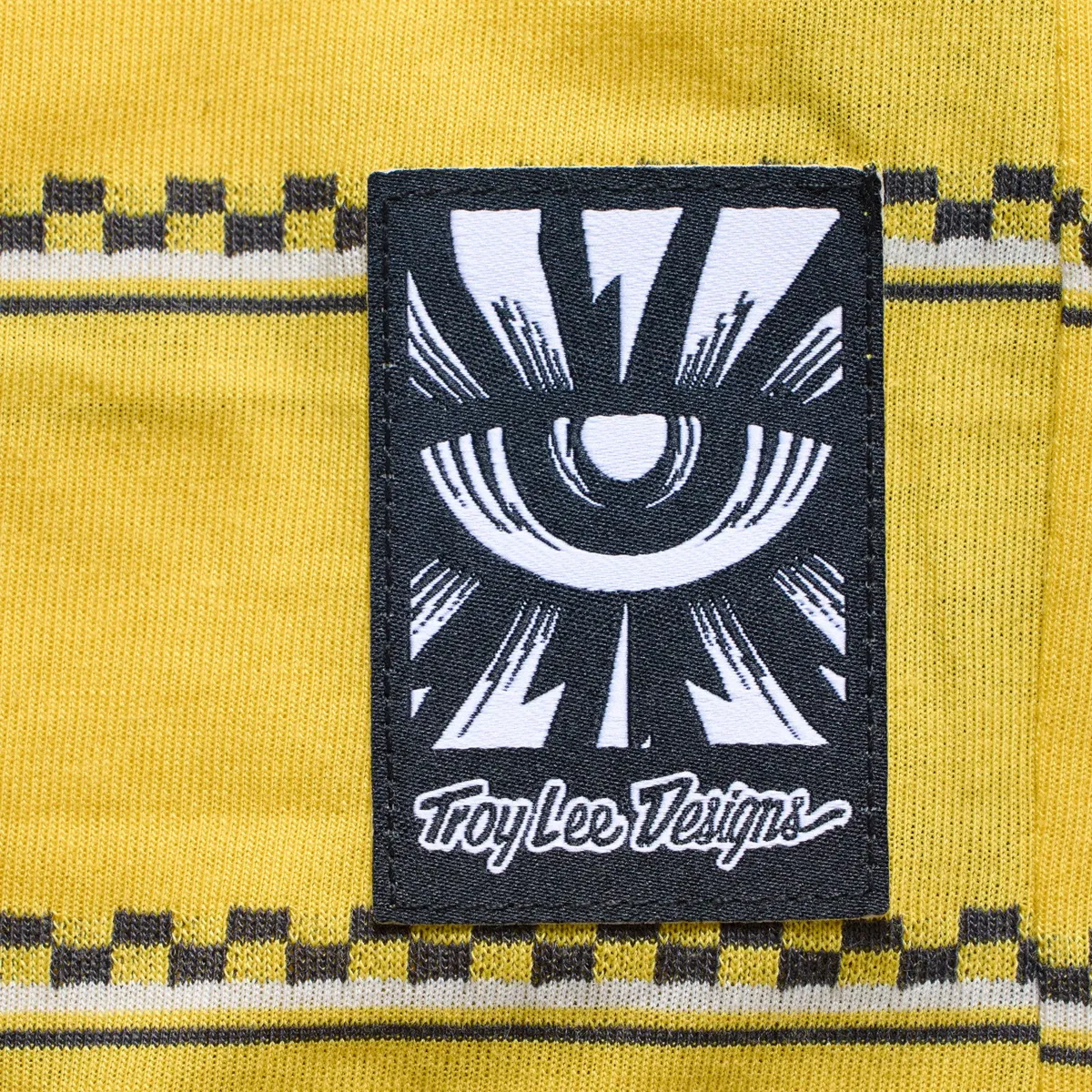 Womens Lilium Ride SS Tee Checked Out Butter - Image 6