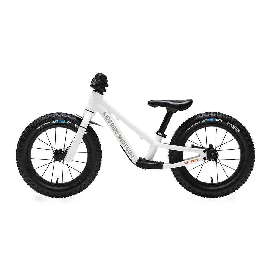 Kids Ride Shotgun Dirt Hero 14'' Push Bike 14'' Without Brake White Kids Ride Shotgun Dirt Hero 14'' Push Bike 14'' Without Brake White