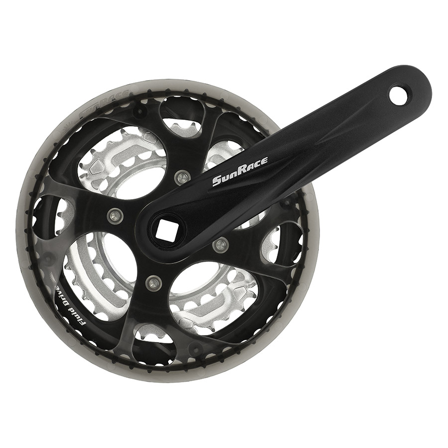 Sun Race FCM300 Crankset 48/38/28T 170mm Sun Race FCM300 Crankset 48/38/28T 170mm
