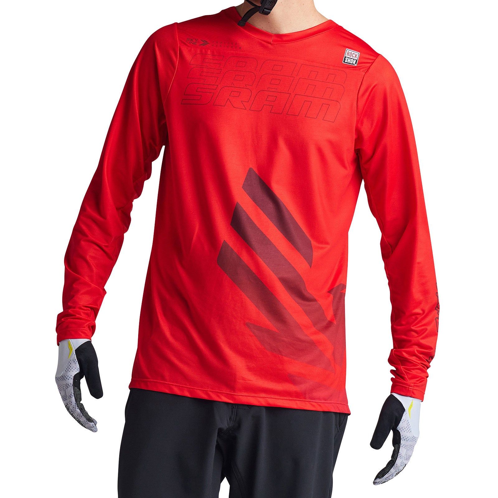 Skyline LS Jersey SRAM Eagle One Fiery Red - Image 5