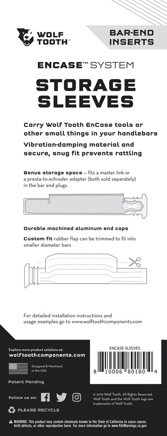 Wolf Tooth EnCase System Storage Sleeves - Image 2