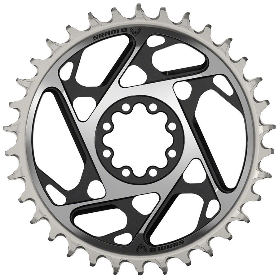 SRAM XX SL Eagle T-Type Direct Mount Chainring - Aluminum BLK/Silver D1