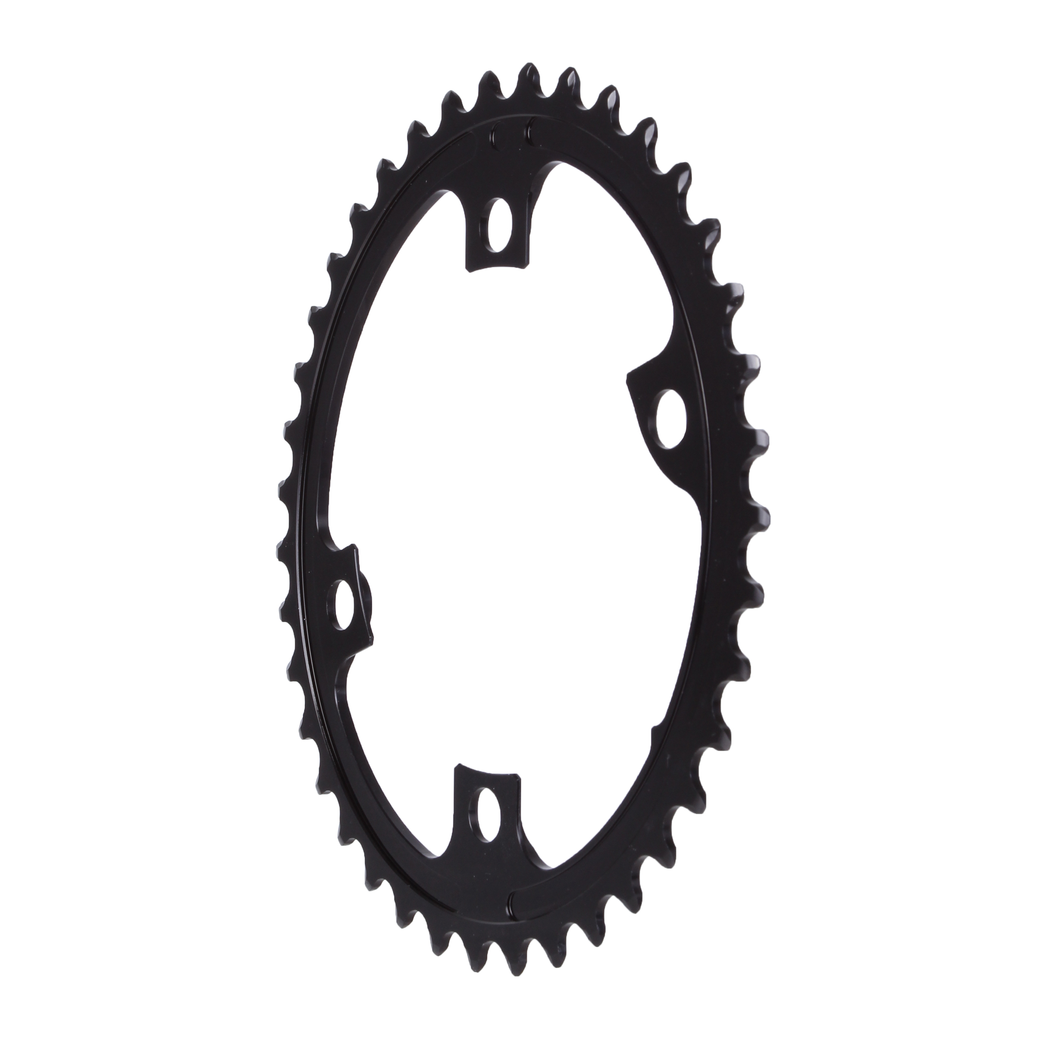 absoluteBLACK Premium Oval 110 BCD Road Inner Chainring Shimano Dura-Ace 9100 - 36t 110 Shimano Asymmetric BCD 4-Bolt BLK variant 3