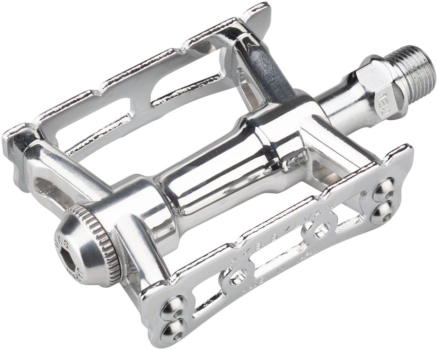 MKS Sylvan Track Next Pedals - Platform Aluminum 9/16" Silver MKS Sylvan Track Next Pedals - Platform Aluminum 9/16" Silver