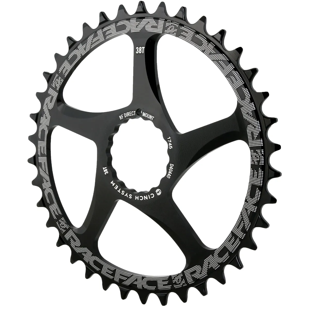Race Face Cinch Direct Mount Chainring 38T Black