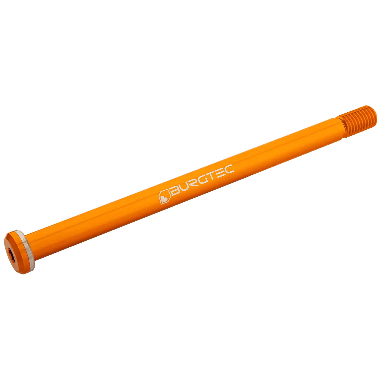 Burgtec 188mm x 12mm 1.75mm Pitch Rear Axle Iron Bro Orange