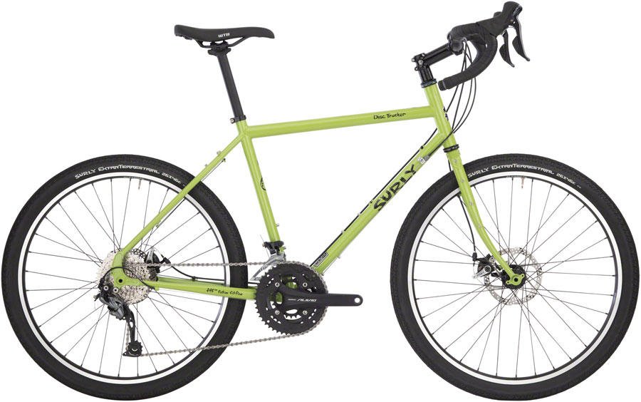 Surly Disc Trucker Bike - 26", Steel, Pea Lime Soup