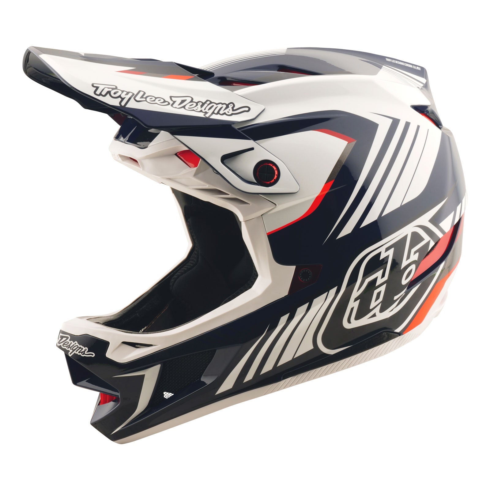 D4 Polyacrylite Helmet Qualifer Blue / White - Image 7