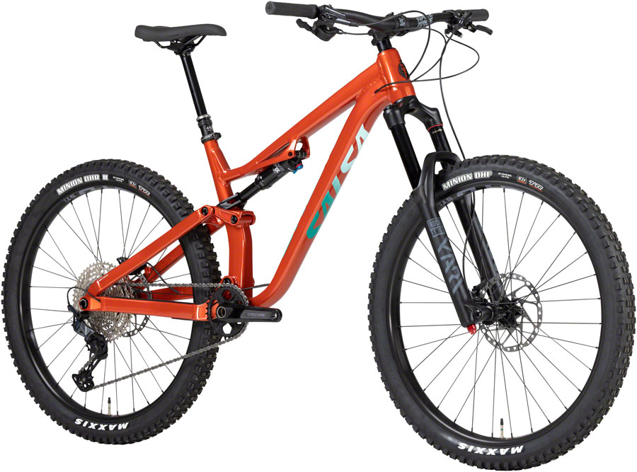 Salsa Rustler SLX Bike - 27.5", Aluminum, Orange - Image 2