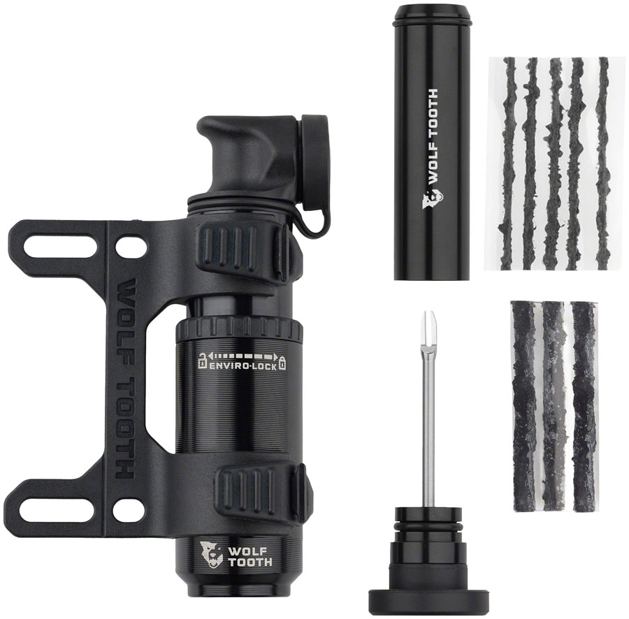 Wolf Tooth EnCase Pump - 30cc with Tubeless Tire Plug Tool