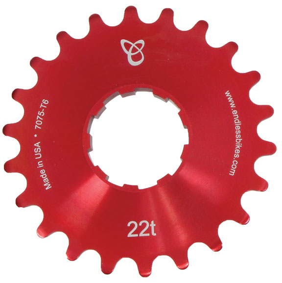 Endless Bike Kick Ass Cog 22t - Red Ano