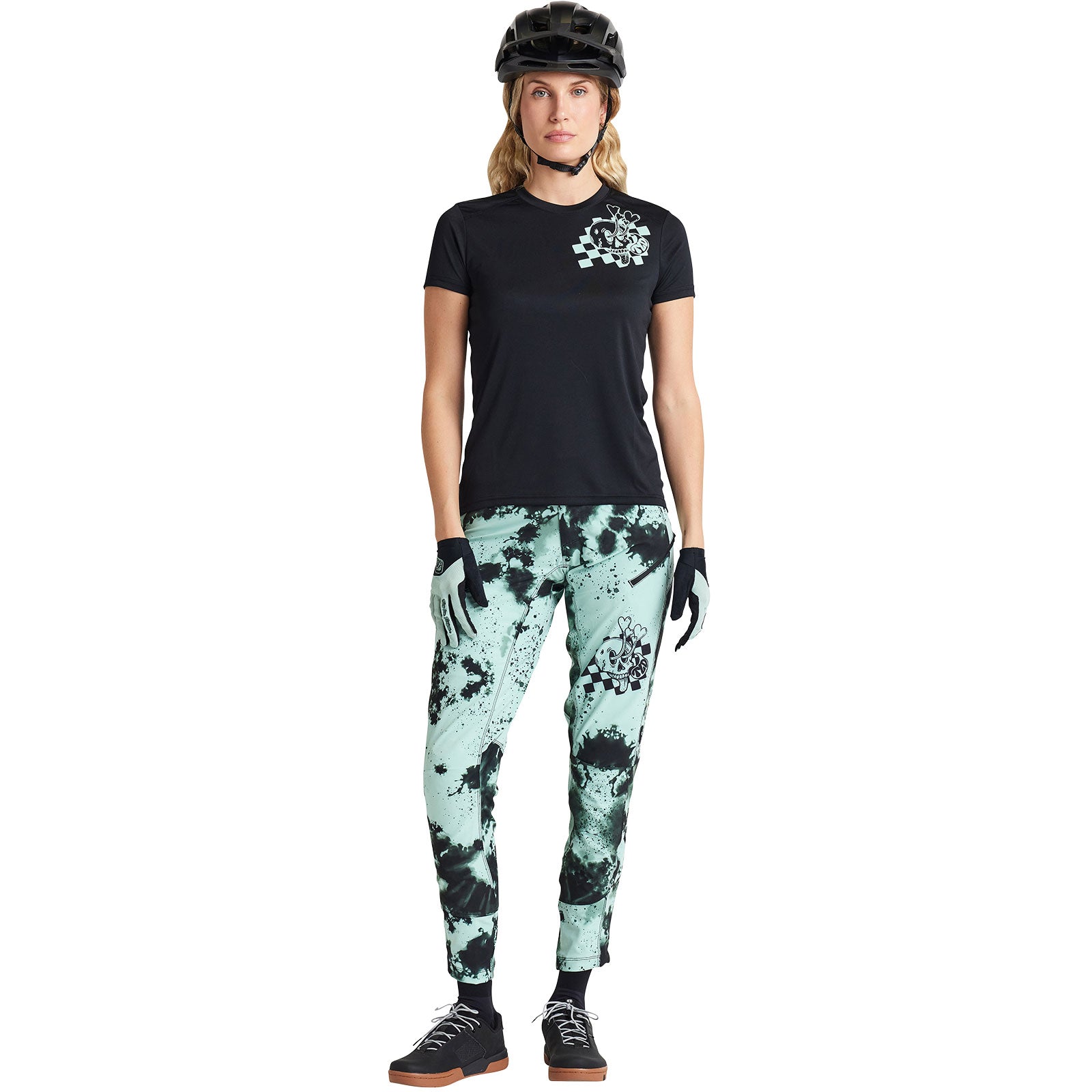 Womens Lilium SS Jersey Micayla Gatto Watercolor Black - Image 6