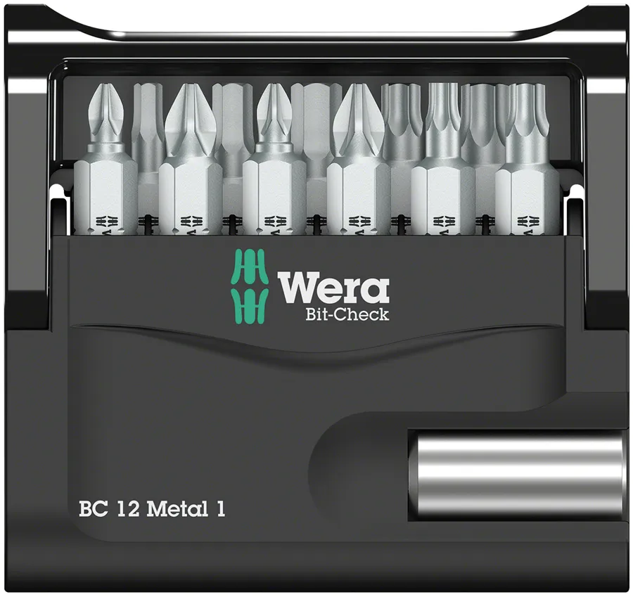 Wera Bit-Check 12 Metal Bit 1 Bit Holder & Bit Set - Image 2