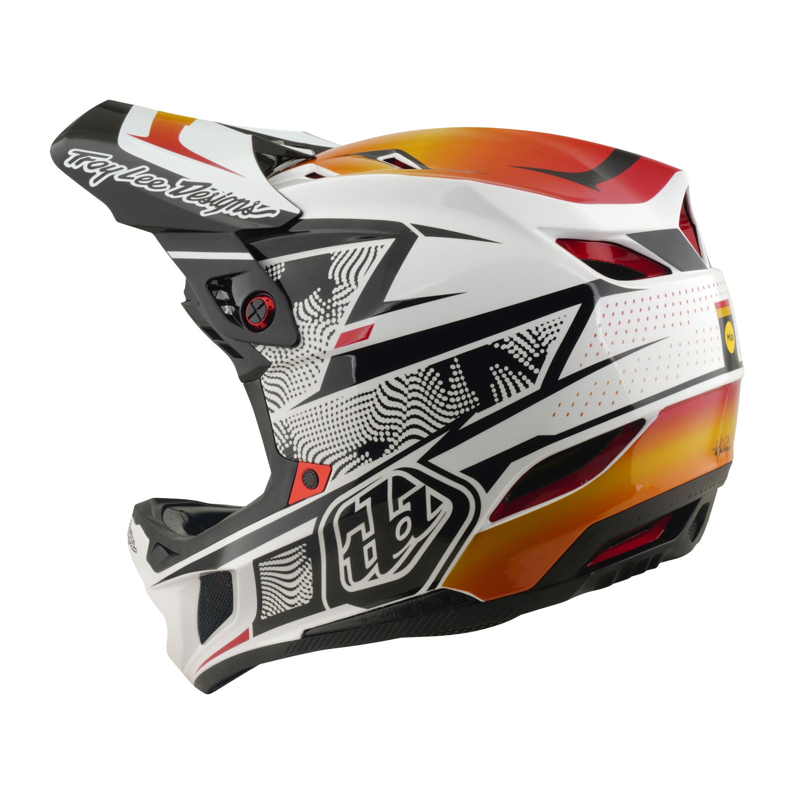 D4 Composite Helmet Lined up White - Image 5