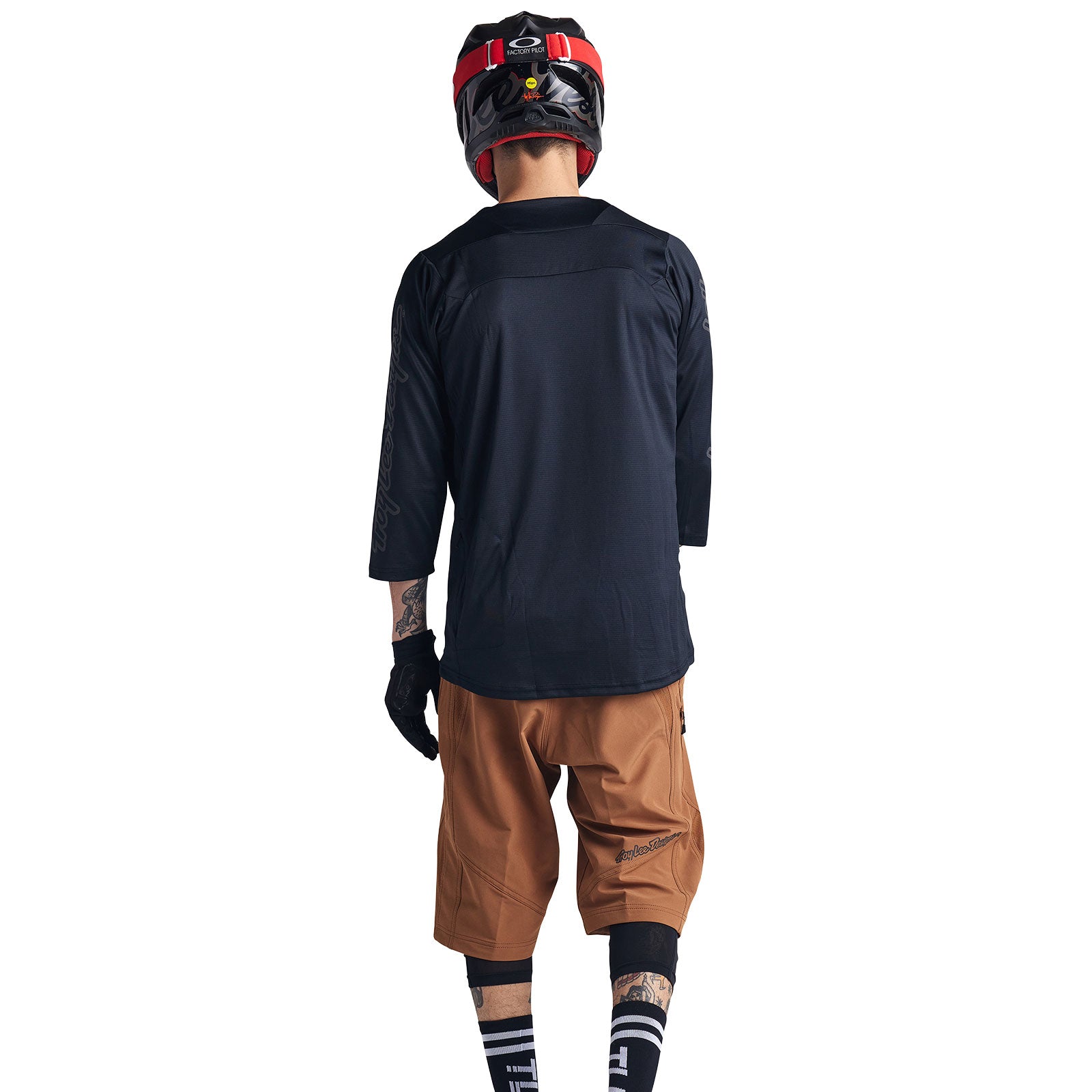 Ruckus 3/4 Jersey Solid Black - Image 10