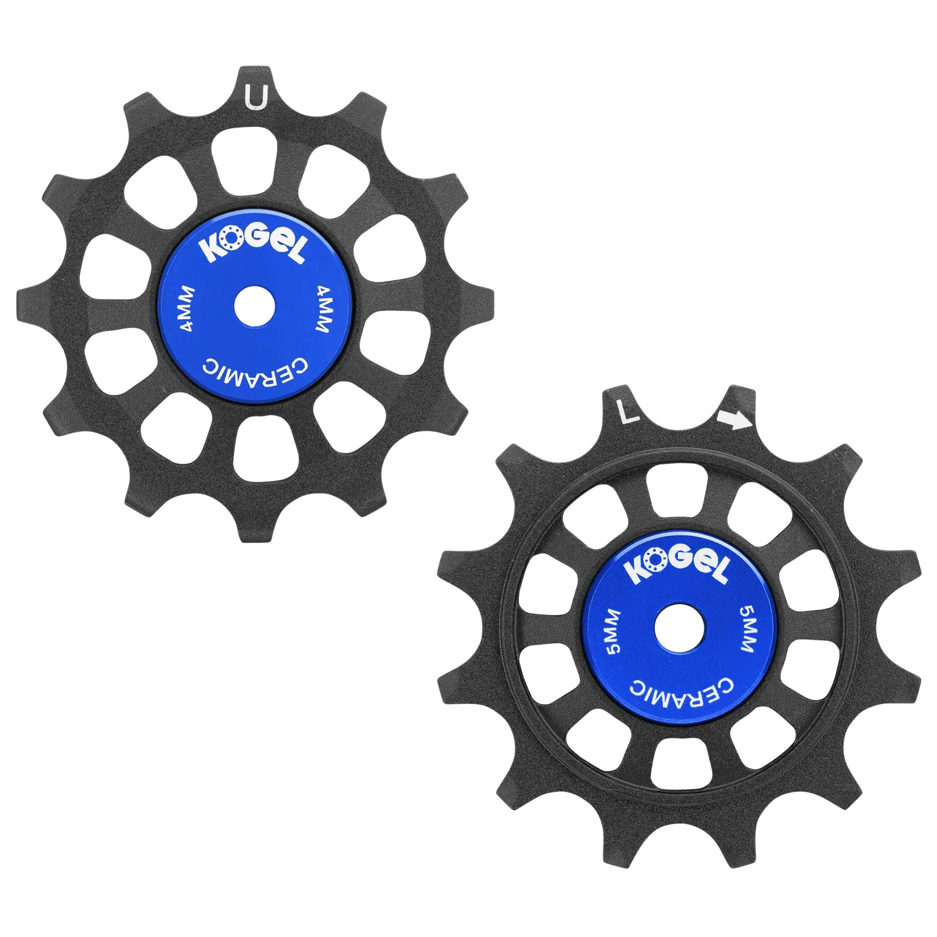 Kogel Bearings 12/12T Hybrid Ceramic Pulley Set WiFli Road BLK  