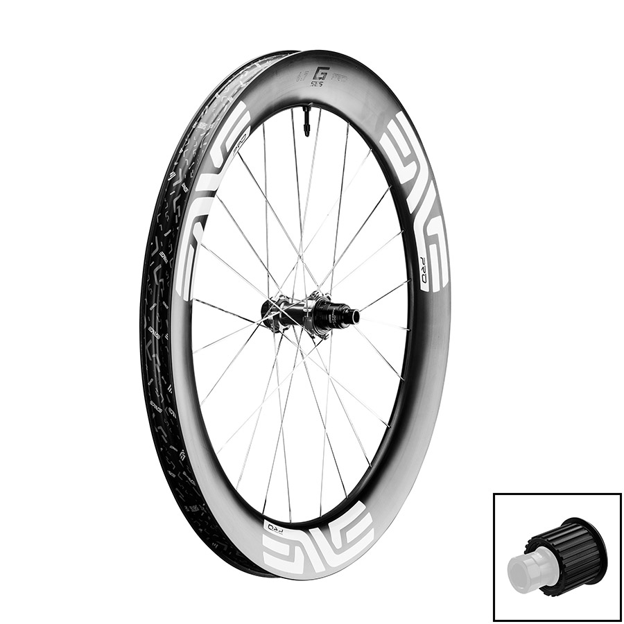ENVE G SES 6.7 Pro Wheel Rear 700C / 622 Holes: 24 12mm TA 142mm Disc Center Lock Campagnolo N3W ENVE G SES 6.7 Pro Wheel Rear 700C / 622 Holes: 24 12mm TA 142mm Disc Center Lock Campagnolo N3W