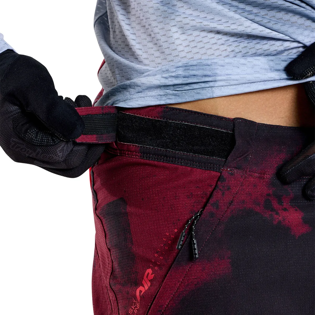 Skyline Air Short W/Liner Flared Oxblood - Image 6