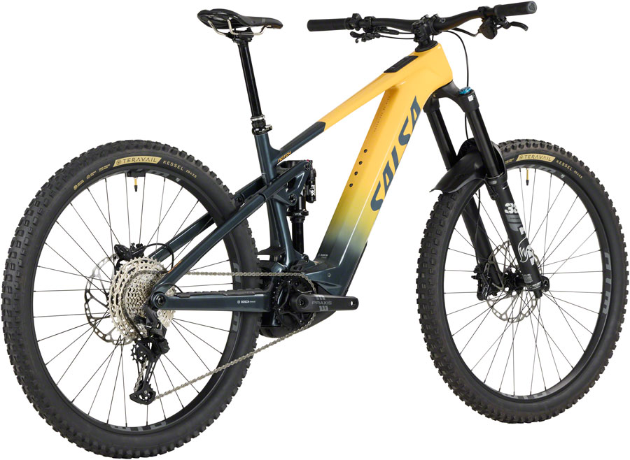 Salsa Notch C Deore 12 Ebike - 29", Carbon, Slate / Apricot - Image 4