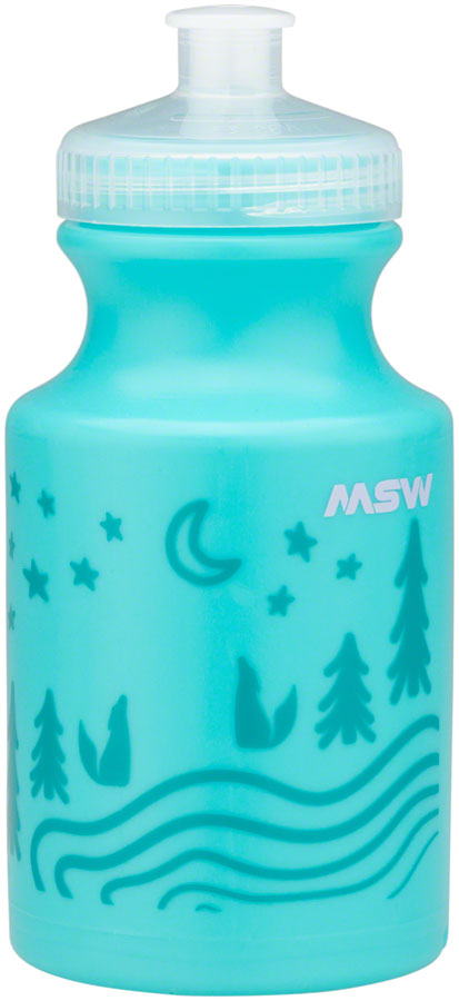 MSW Kids Water Bottle and Cage Kit - Black - Image 3