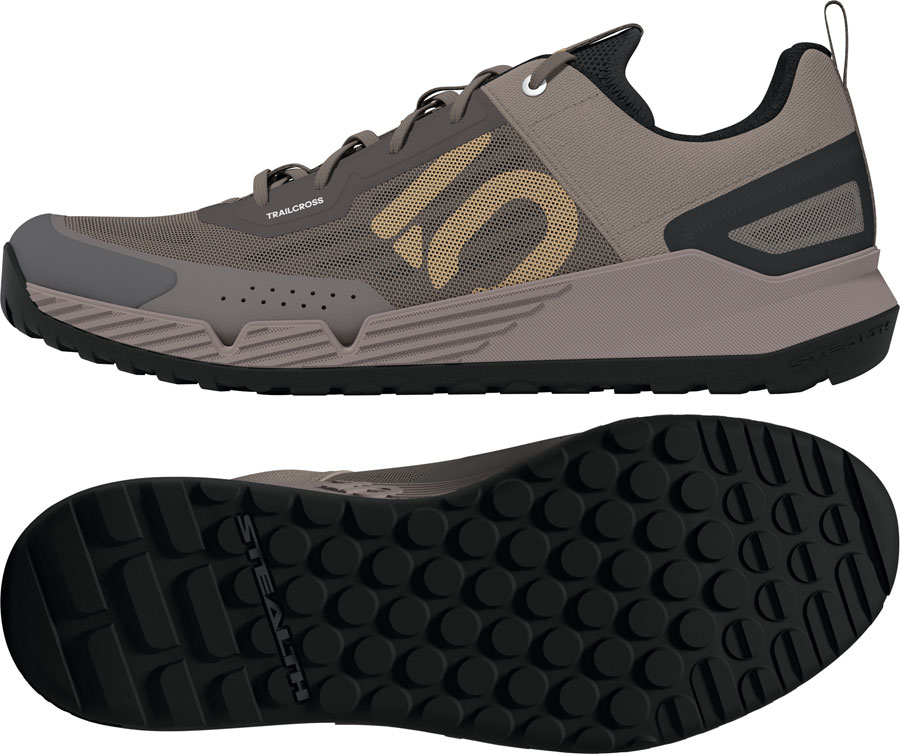 Five Ten Trailcross LT Flat Shoes - Women's Wonder Taupe/Ice Tangerine/Carbon - Image 2